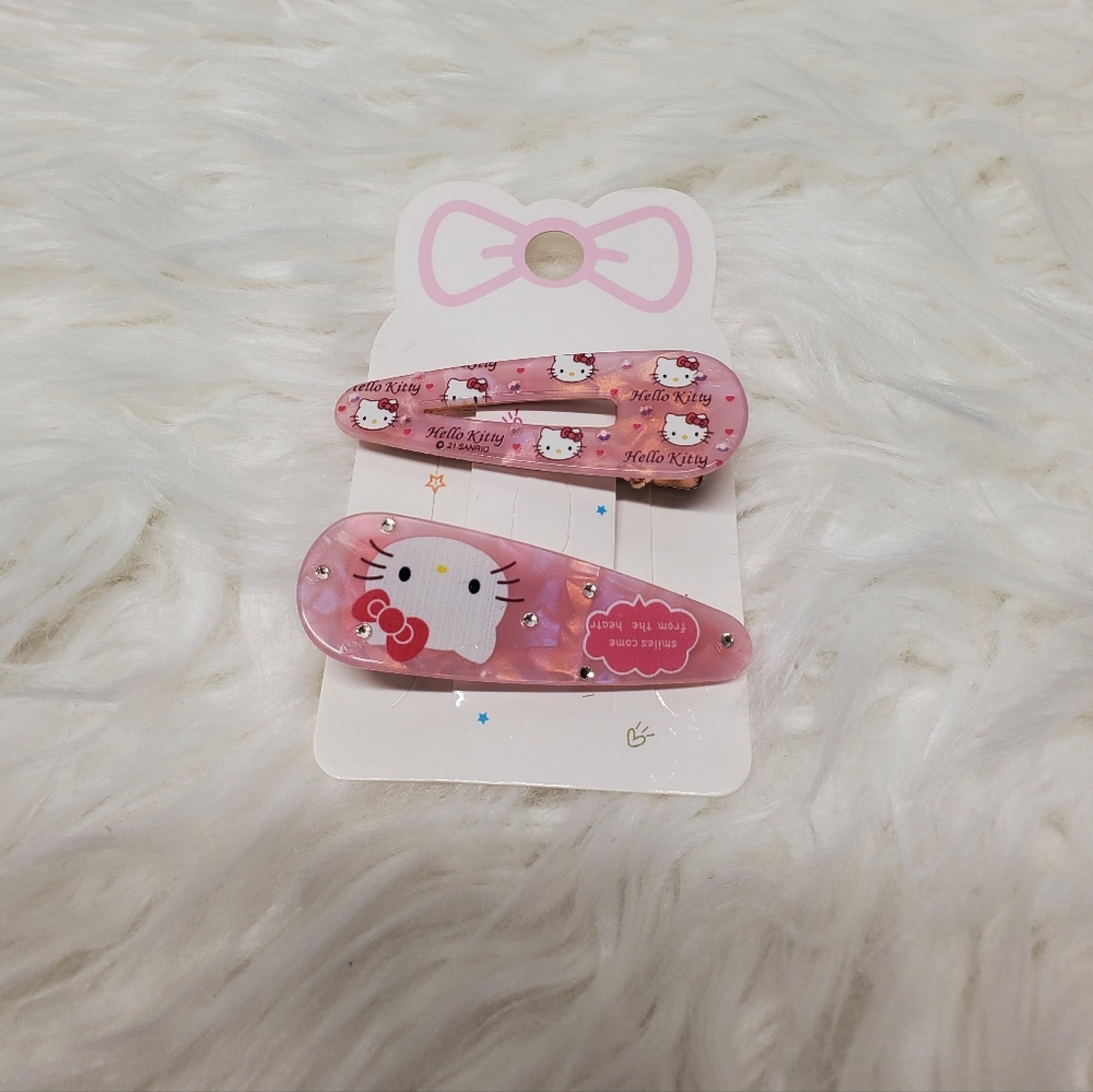 💖10 FOR 20💖Hello Kitty Pink Hair Clips